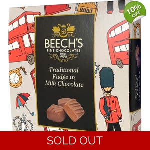 Beech's Milk Chocolate Traditional Fudge 100g Beechs British Gift Box